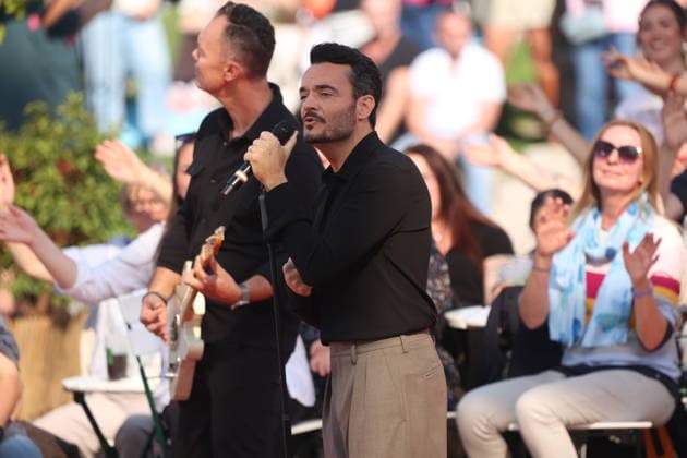 Giovanni Zarrella on the TV show ZDF Fernsehgarten Finalparty at Lerchenberg in Mainz, September 27, 2026 Copyright: xAgenturxMatthiasxWehnertx xM.xGränzdörferx