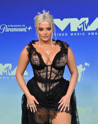 Bebe Rexha arrives on the red carpet at the 2026 MTV Video Music Awards VMA s at the Peacock Theater in Los Angeles on Sunday, September 27, 2026.  LAP20260927495 JIMxRUYMEN