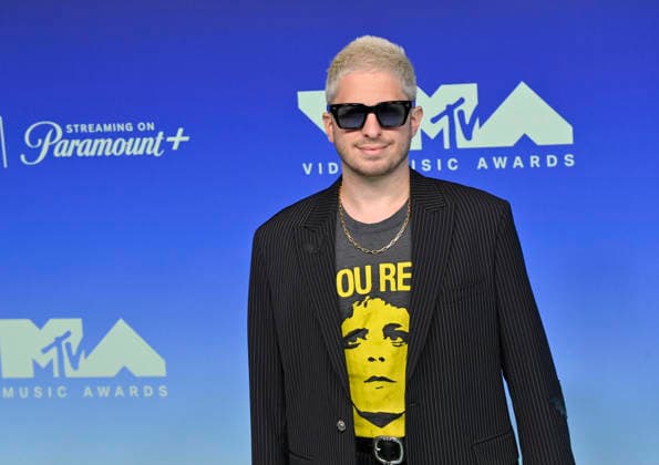 Andrew Watt arrives on the red carpet at the 2026 MTV Video Music Awards VMA s at the Peacock Theater in Los Angeles on Sunday, September 27, 2026.  LAP20260927508 JIMxRUYMEN