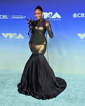 Normani arrives on the red carpet at the 2026 MTV Video Music Awards VMA s at the Peacock Theater in Los Angeles on Sunday, September 27, 2026.  LAP20260927460 JIMxRUYMEN