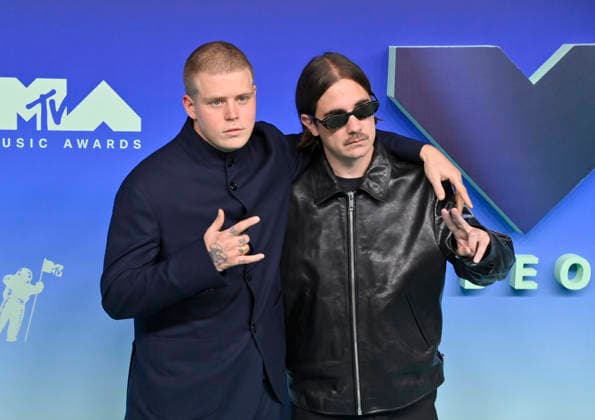 Yung Lean and GENER8ION arrive on the red carpet at the 2026 MTV Video Music Awards VMA s at the Peacock Theater in Los Angeles on Sunday, September 27, 2026.  LAP20260927529 JIMxRUYMEN