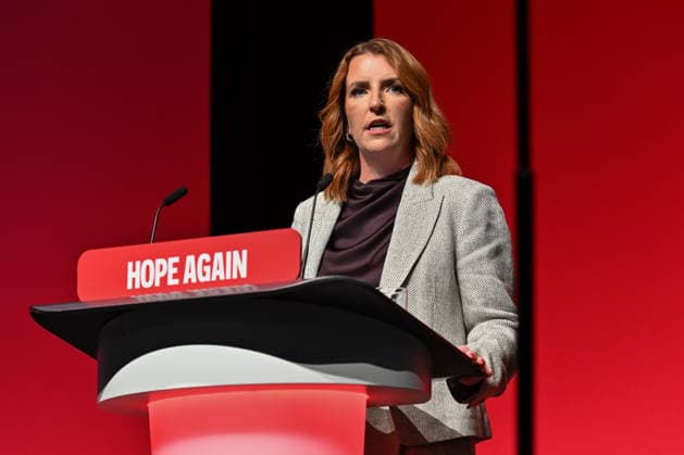 September 27, 2026, Liverpool, England, United Kingdom: First Secretary of State, Chancellor of the Duchy of Lancaster, and Minister for the Cabinet Office LOUISE HAIGH gives a speech on the first day of the Labour Party Conference. Liverpool United Kingdom  - ZUMAs371 20260927_zip_s371_046 Copyright: xWiktorxSzymanowiczx