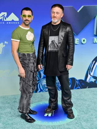 Aimilios Arapoglou and Damien Jalet arrive on the red carpet at the 2026 MTV Video Music Awards VMA s at the Peacock Theater in Los Angeles on Sunday, September 27, 2026.  LAP20260927582 JIMxRUYMEN