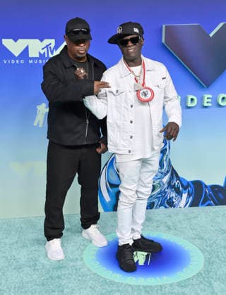 Chuck D and Flavor Flav of Public Enemy arrive on the red carpet at the 2026 MTV Video Music Awards VMA s at the Peacock Theater in Los Angeles on Sunday, September 27, 2026.  LAP20260927593 JIMxRUYMEN