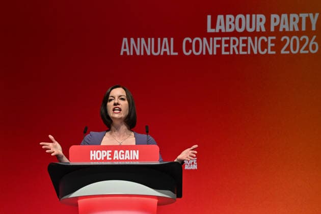 September 27, 2026, Liverpool, England, United Kingdom: Minister for Women and Equalities, and Chair of the Labour Party BRIDGET PHILLIPSON gives a speech on the first day of the Labour Party Conference. Liverpool United Kingdom  - ZUMAs371 20260927_zip_s371_064 Copyright: xWiktorxSzymanowiczx