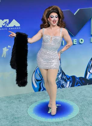 Myki Meeks arrives on the red carpet at the 2026 MTV Video Music Awards VMA s at the Peacock Theater in Los Angeles on Sunday, September 27, 2026.  LAP20260927604 JIMxRUYMEN