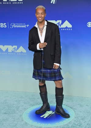 Asante Madrigal arrives on the red carpet at the 2026 MTV Video Music Awards VMA s at the Peacock Theater in Los Angeles on Sunday, September 27, 2026.  LAP20260927610 JIMxRUYMEN