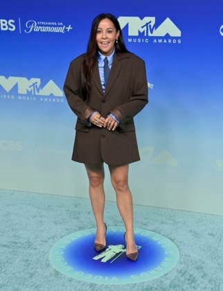 Alexandra Nikolajev arrives on the red carpet at the 2026 MTV Video Music Awards VMA s at the Peacock Theater in Los Angeles on Sunday, September 27, 2026.  LAP20260927622 JIMxRUYMEN