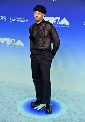 Darius Boatner arrives on the red carpet at the 2026 MTV Video Music Awards VMA s at the Peacock Theater in Los Angeles on Sunday, September 27, 2026.  LAP20260927641 JIMxRUYMEN