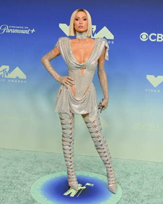 September 27, 2026, Los Angeles, California, USA: American socialite, media personality, entertainer, and businesswoman PARIS HILTON, 45, attends the 2026 MTV Video Music Awards Ã¢â‚¬oeVMAsÃ¢â‚¬Â teal carpet. Los Angeles USA  - ZUMAb173 20260927_aap_b173_058 Copyright: xBillyxBennightx