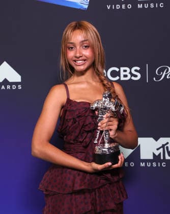 2026 MTV Video Music Awards (VMAs) - Press Room PinkPantheress, winner of the Best Art Direction award for Stateside , poses in the press room during the 2026 MTV Video Music Awards (VMAs) at Peacock Theater on September 27, 2026 in Los Angeles, California. Los Angeles Peacock Theater California United States Copyright: ximageSPACEx