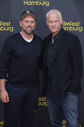 Steven Gätjen and Martin McDonagh at the premiere of the feature film *Wild Horse Nine* at the 34th Filmfest Hamburg 2026 at Cinemaxx Dammtor in Hamburg, September 27, 2029 Foto:xgbrcix xFuturexImagex nine_6508