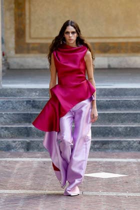 Marques Almeida Spring Summer 2027 Ready-to-Wear Collection fashion show at Milan Fashion Week (MLFW) on September 27, 2026 Marquess Almeida Spring Summer 2027 Ready-to-Wear Collection fashion show at Milan Fashion Week (MLFW) on September 27, 2026 Milan, Italy  Copyright: xAgencex xBestimagexAgencex xBestimagex