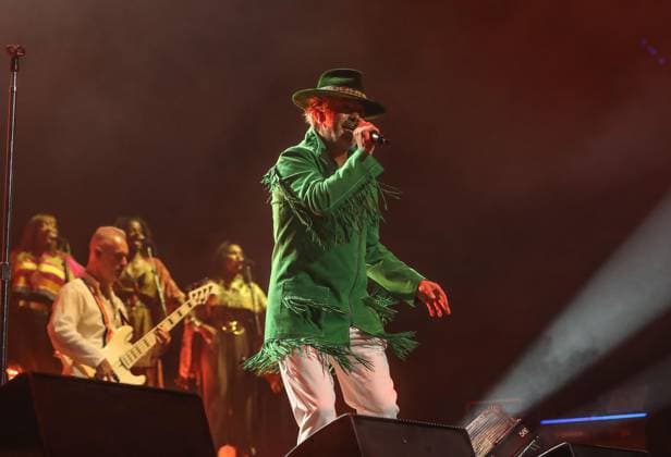 September 28, 2026: TO-45259- CIUDAD DE MEXICO,2026-09-27. British funk and disco band Jamiroquai, led by frontman Jay Kay, performs live on stage at Arena Ciudad de Mexico as part of their international tour, entertaining thousands of fans with their iconic hits. Clasos.com.mx  - ZUMAcs4_ 20260928_faa_cs4_015 Copyright: xLuisxMarinx