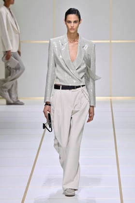 Giorgio Armani Spring Summer 2027 Ready-to-Wear Collection Fashion Show at Milan Fashion Week (MLFW) on September 27, 2026 Giorgio Armani Spring Summer 2027 Ready-to-Wear Collection Fashion Show at Milan Fashion Week (MLFW) on September 27, 2026, Milan, Italy  Copyright: xAgencex xBestimagexAgencex xBestimagex