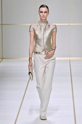 Giorgio Armani Spring Summer 2027 Ready-to-Wear Collection Fashion Show at Milan Fashion Week (MLFW) on September 27, 2026 Giorgio Armani Spring Summer 2027 Ready-to-Wear Collection Fashion Show at Milan Fashion Week (MLFW) on September 27, 2026, Milan, Italy  Copyright: xAgencex xBestimagexAgencex xBestimagex