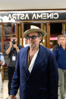 September 27, 2026, Lucca, Lucca, Italy: Julian Schnabel, American director and painter, on the red carpet at the Lucca Film Festival, Lucca, September 27, 2026 Lucca Italy  - ZUMAa289 20260927_zia_a289_004 Copyright: xStefanoxDallexLuchex xAgfx