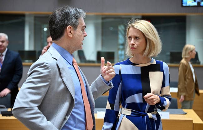 Defense Ministers of EU meeting in Brussels BRUSSELS, BELGIUM - SEPTEMBER 28: EU High Representative for Foreign Affairs and Security Policy Kaja Kallas attends the first official meeting of Defense ministers of European Union (EU) countries after the summer break in Brussels, Belgium on September 28, 2026. Dursun Aydemir Anadolu Brussels Belgium. Editorial use only. Please get in touch for any other usage.  Copyright: x2026xAnadoluxDursunxAydemirx