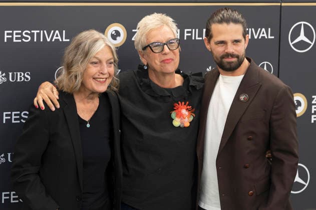 Angela Winkler, Doris Dörrie, and Josef Ellers at the premiere of the film *Frau Winkler verlässt das Haus* at the 22nd Zurich Film Festival at Arthouse Le Paris in Zurich, September 27, 2026 Foto:xA.xRaemyx xFuturexImagex winkler_6905