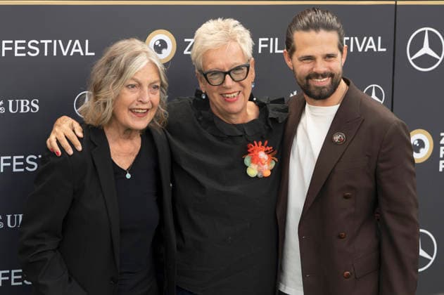 Angela Winkler, Doris Dörrie, and Josef Ellers at the premiere of the film *Frau Winkler verlässt das Haus* at the 22nd Zurich Film Festival at Arthouse Le Paris in Zurich, September 27, 2026 Foto:xA.xRaemyx xFuturexImagex winkler_6906