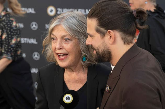Angela Winkler and Josef Ellers at the premiere of the film *Frau Winkler verlässt das Haus* at the 22nd Zurich Film Festival at Arthouse Le Paris in Zurich, September 27, 2026 Foto:xA.xRaemyx xFuturexImagex winkler_6907