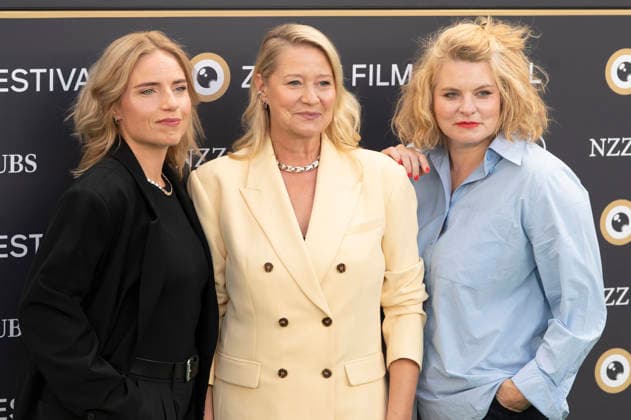 Josephine Park, Trine Dyrholm, and Reta Guetg at the premiere of the film *The Guest* (*Gaesten*) at the 22nd Zurich Film Festival at Corso Zurich, September 27, 2026 Foto:xA.xRaemyx xFuturexImagex guest_6902