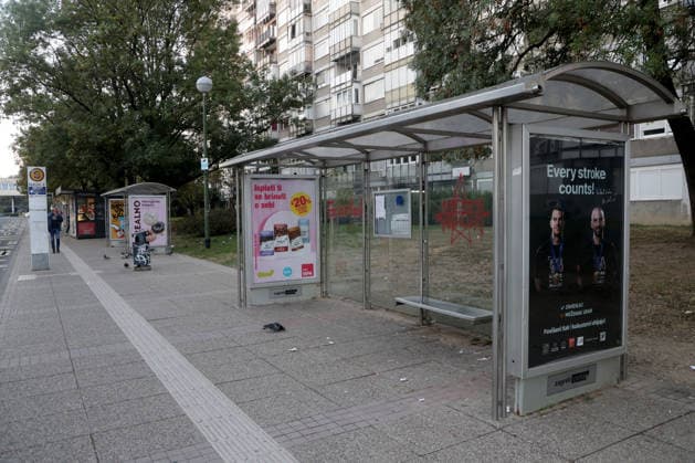 Zagreb public transport strike Empty tram stands are pictured amid an ongoing ZET and Zagreb Holding strike at Glavni Kolodvor main railway station in Zagreb, Croatia on September 28, 2026.  MarkoxSeper PIXSELL