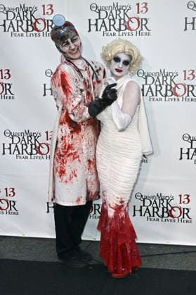 Cosplayers at the Queen Mary s Dark Harbor Media VIP Night at Dark Harbor, Long Beach, September 27, 2026 Foto:xD.xStarbuckx xFuturexImagex harbor_6907