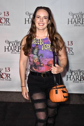 Sarah Nicklin at the Queen Mary s Dark Harbor Media VIP Night at Dark Harbor in Long Beach, September 27, 2026 Foto:xD.xStarbuckx xFuturexImagex harbor_6932