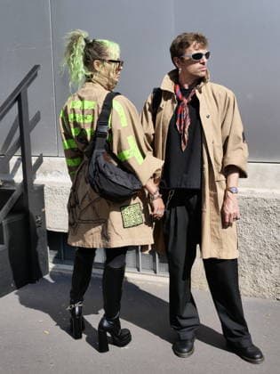 IPA89067517 - During Milan Fashion Week, the real show isn t just on the runways—it s in the city s streets. Milanese street style becomes an open-air stage where eccentricity reveals all its facets.  Copyright: xLucaxPontix xLucaPonti IpaAgencyx IPA89067517