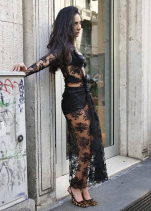 IPA89067725 - During Milan Fashion Week, the real show isn t just on the runways—it s in the city s streets. Milanese street style becomes an open-air stage where eccentricity reveals all its facets.  Copyright: xLucaxPontix xLucaPonti IpaAgencyx IPA89067725