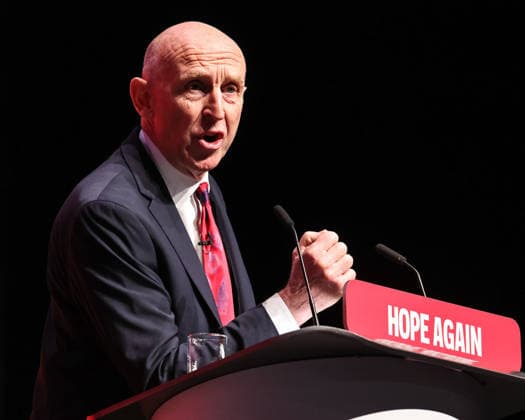 Labour Party Annual Conference Day Two Chancellor of the Exchequer John Healey MP speaks during the Labour Party Annual Conference Day Two at Convention Centre, Liverpool, United Kingdom on 28 September 2026 (Photo by Mark Cosgrove News Images) Liverpool Convention Centre Merseyside United Kingdom Copyright: xMarkxCosgrove NewsxImagesx