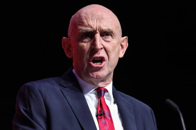 Labour Party Annual Conference Day Two Chancellor of the Exchequer John Healey MP speaks during the Labour Party Annual Conference Day Two at Convention Centre, Liverpool, United Kingdom on 28 September 2026 (Photo by Mark Cosgrove News Images) Liverpool Convention Centre Merseyside United Kingdom Copyright: xMarkxCosgrove NewsxImagesx