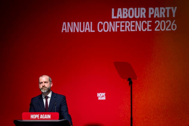 28 September 2026, Jonathan Reynolds addresses Labour Party Conference in Liverpool 28 September 2026, Liverpool, UK. Jonathan Reynolds, Labour MP and Secretary of State for Business, Innovation, Science and Trade, addresses delegates and attendees during Day 2 of the Labour Party Annual Conference 2026 at ACC Liverpool., Credit:Abdullah Bailey Anthony Bailey - B2421 Avalon  Copyright: xAbdullahxBaileyx xAnthonyxBaileyx-xB2421x xAvalonx 1138878491