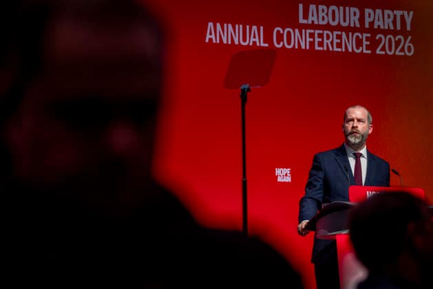 28 September 2026, Jonathan Reynolds addresses Labour Party Conference in Liverpool 28 September 2026, Liverpool, UK. Jonathan Reynolds, Labour MP and Secretary of State for Business, Innovation, Science and Trade, addresses delegates and attendees during Day 2 of the Labour Party Annual Conference 2026 at ACC Liverpool., Credit:Abdullah Bailey Anthony Bailey - B2421 Avalon  Copyright: xAbdullahxBaileyx xAnthonyxBaileyx-xB2421x xAvalonx 1138878503