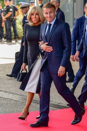 President Emmanuel Macron and his wife, First Lady Brigitte Macron, leave the Robert Schuman Conference Center in Metz, in northeastern France, on September 28, 2026, the final day of the Pope’s visit to France. Romain Doucelin, Bestimage. French President Emmanuel Macron and his wife, First Lady Brigitte Macron, leave the Robert Schuman Conference Center in Metz, northeastern France, on September 28, 2026, the final day of the Pope’s visit to France Metz, France Copyright: xRomainxDoucelinx xBestimagexRomainxDoucelinx xBestimagex