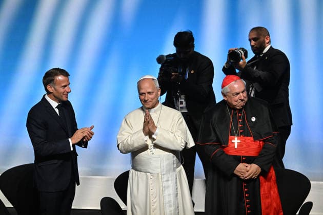 Meeting At the Roots of Europe for Peace and Unity in Metz France, Metz, Vatican, 2026 9 28 Meeting At the Roots of Europe for Peace and Unity at the Robert Schuman Conference Centre in Metz. EDITORIAL USE ONLY - NO BOOKS Copyright: xALESSIAxGIULIANI xCatholicxPressx