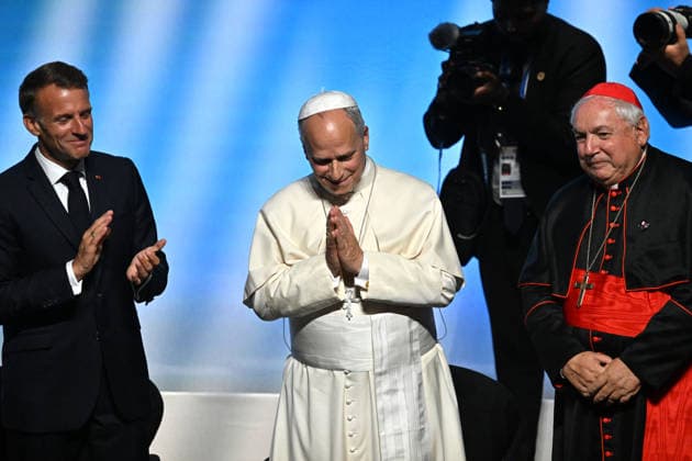 Meeting At the Roots of Europe for Peace and Unity in Metz France, Metz, Vatican, 2026 9 28 Meeting At the Roots of Europe for Peace and Unity at the Robert Schuman Conference Centre in Metz. EDITORIAL USE ONLY - NO BOOKS Copyright: xALESSIAxGIULIANI xCatholicxPressx