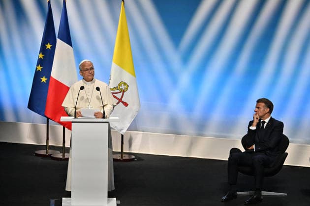 Meeting At the Roots of Europe for Peace and Unity in Metz France, Metz, Vatican, 2026 9 28 Meeting At the Roots of Europe for Peace and Unity at the Robert Schuman Conference Centre in Metz. EDITORIAL USE ONLY - NO BOOKS Copyright: xALESSIAxGIULIANI xCatholicxPressx