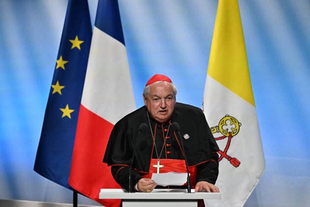 Meeting At the Roots of Europe for Peace and Unity in Metz France, Metz, Vatican, 2026 9 28 Meeting At the Roots of Europe for Peace and Unity at the Robert Schuman Conference Centre in Metz. EDITORIAL USE ONLY - NO BOOKS Copyright: xALESSIAxGIULIANI xCatholicxPressx