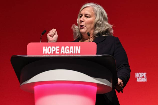 Labour Party Annual Conference Day Two Secretary of State for Transport Heidi Alexander MP speaks during the Labour Party Annual Conference Day Two at Convention Centre, Liverpool, United Kingdom on 28 September 2026 (Photo by Mark Cosgrove News Images) Liverpool Convention Centre Merseyside United Kingdom Copyright: xMarkxCosgrove NewsxImagesx