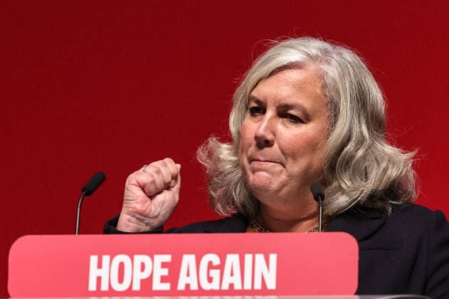 Labour Party Annual Conference Day Two Secretary of State for Transport Heidi Alexander MP speaks during the Labour Party Annual Conference Day Two at Convention Centre, Liverpool, United Kingdom on 28 September 2026 (Photo by Mark Cosgrove News Images) Liverpool Convention Centre Merseyside United Kingdom Copyright: xMarkxCosgrove NewsxImagesx