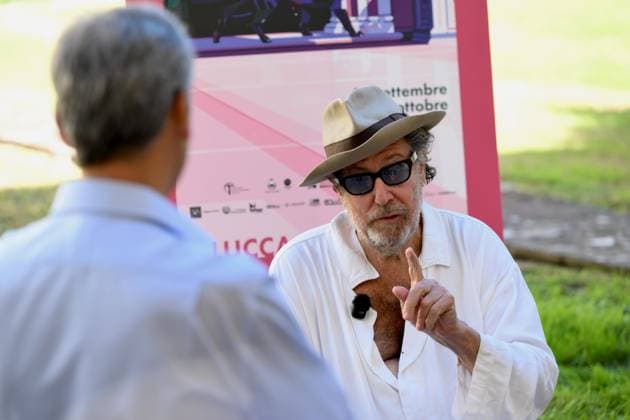 September 28, 2026, Lucca, Rome, Italy: Artist and director Julian Schnadel is interviewed during the photocall at the Lucca Film Festival, Lucca, 28 09 2026 Lucca Italy  - ZUMAa289 20260928_zia_a289_110 Copyright: xStefanoxDallexLuchex xAgfx