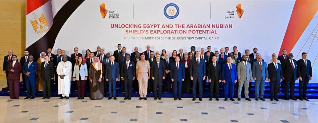 Egyptian President Attends Opening of Egypt Mining Forum Egyptian President Abdel Fattah El-Sisi attends the opening of the Egypt Mining Forum in the New Capital, Egypt, on September 28, 2026, alongside Prime Minister Mostafa Madbouly and Minister of Petroleum and Mineral Resources Karim Badawi. The fifth edition of the forum is being held on September 28 and 29 under the theme Unlocking Egypt’s and the Arab Nubian Shield’s Exploration Potential. Photo by Egyptian President Office apaimages Cairo Cairo Egypt 280926_Egypt_EPO_00(5) Copyright: xapaimagesxEgyptianxPresidentxOfficex xapaimagesx