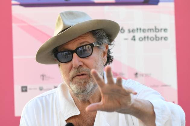 September 28, 2026, Lucca, Italy: Artist and director JULIAN SCHNADEL is interviewed during the photocall at the Lucca Film Festival in Lucca, Italy. Lucca Italy  - ZUMAa289 20260928_zia_a289_113 Copyright: xStefanoxDallexLuchex
