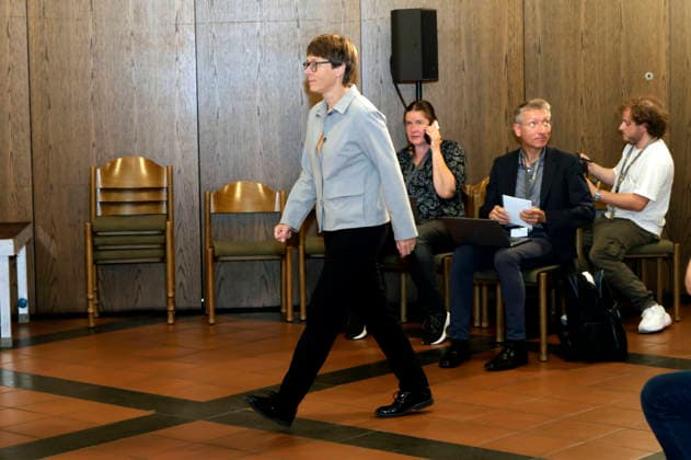 Beate Gilles at the opening press conference for the fall plenary assembly of the German Bishops Conference at the Fulda Cathedral Parish Center, September 28, 2026 Foto:xP.xBackx xFuturexImagex bischofskonferenz_6907