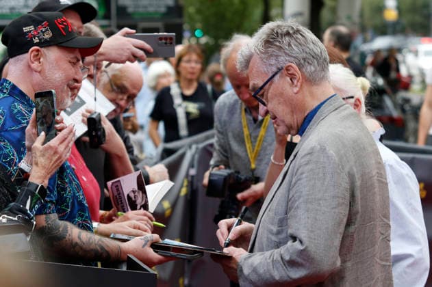 Wim Wenders at the premiere of the documentary *From Inside Out: The Architecture of Peter Zumthor* at the 34th Filmfest Hamburg 2026 at Cinemaxx Dammtor in Hamburg, September 28, 2026 Foto:xC.xTamckex xFuturexImagex wenders_6955