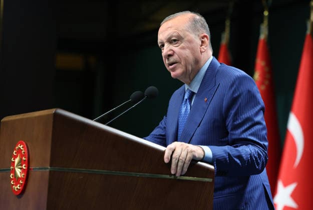Turkish President Recep Tayyip Erdogan ANKARA, TURKIYE - SEPTEMBER 28: (----EDITORIAL USE ONLY - MANDATORY CREDIT - TURKISH PRESIDENCY MUSTAFA KAMACI HANDOUT - NO MARKETING NO ADVERTISING CAMPAIGNS - DISTRIBUTED AS A SERVICE TO CLIENTS----) Turkish President Recep Tayyip Erdogan makes statements following a cabinet meeting held at the Presidential Complex in Ankara, Turkiye, on September 28, 2026. Turkish Presidency Mustafa Kamaci Handout Anadolu Ankara Turkey. Editorial use only. Please get in touch for any other usage.  Copyright: x2026xAnadoluxTurkishxPresidencyx xMustafaxKamacix xHandoutx