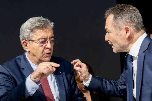 Paris, France September 28, 2026 - Le Grand Oral at the Paris Construction Show, where candidates for the 2027 French presidential election present their proposals regarding the construction and housing sectors. BATIMAT is an international trade fair for building and construction professionals. This year s edition takes place from September 28 to October 1 - Jean Luc Melenchon, Frederic Carre POLITIQUE, BATIMAT, SECTEUR DE LA CONSTRUCTION, ECONOMIE, BTP, FFB, PATONS, DIRIGEANTS Copyright: xVincentxIsorex