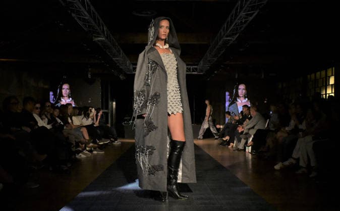 IPA89081095 - Milan, Italy B ICONIC MFW SS 27 Collection Fashion shows and artist performances In the photo: Benedetta Panuccio  Copyright: xNickxZonnax xNickxZonnax IPA89081095